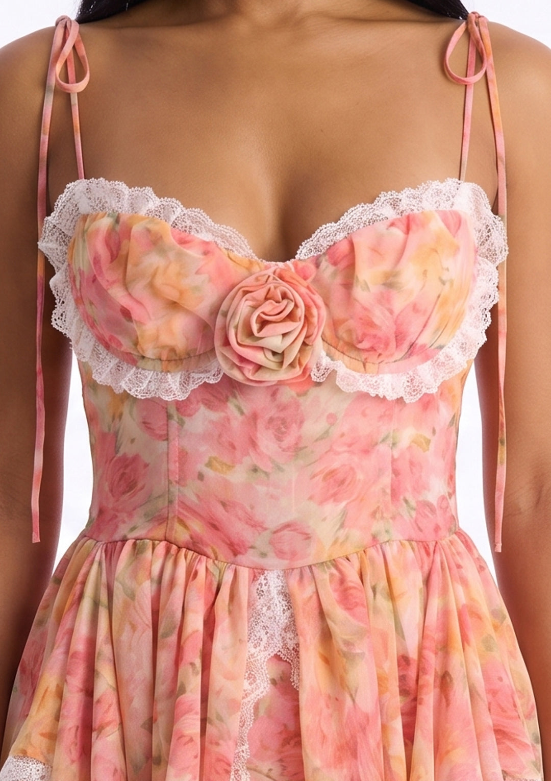The Juliette Rose Floral Mini Dress