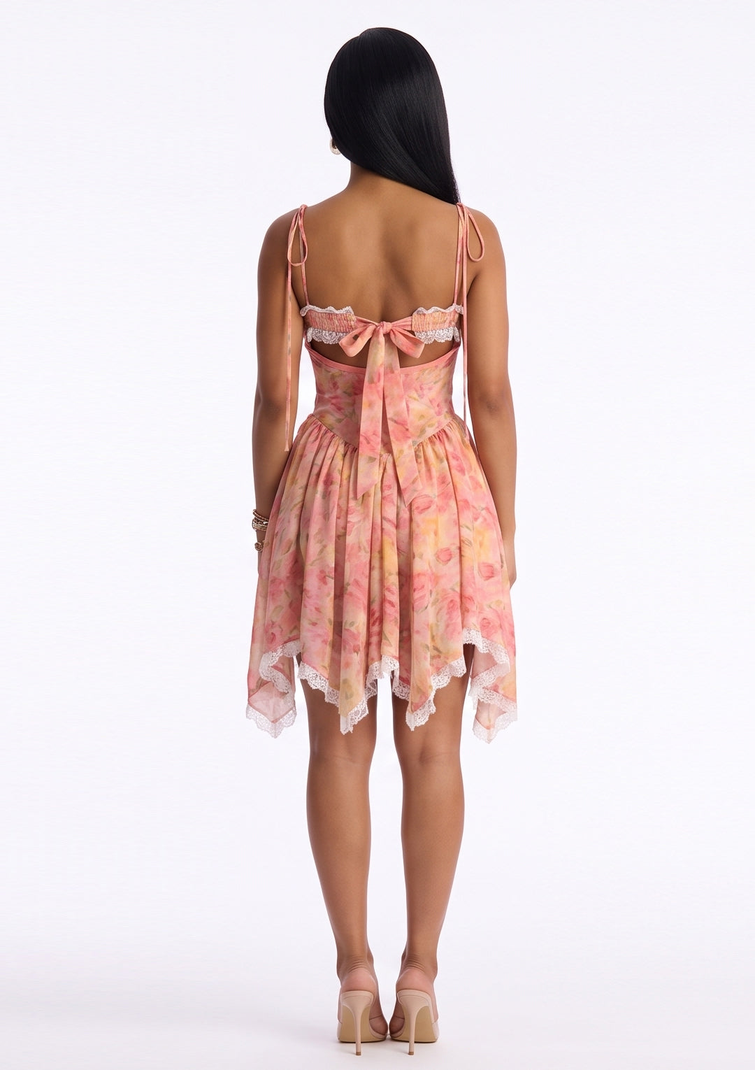 The Juliette Rose Floral Mini Dress