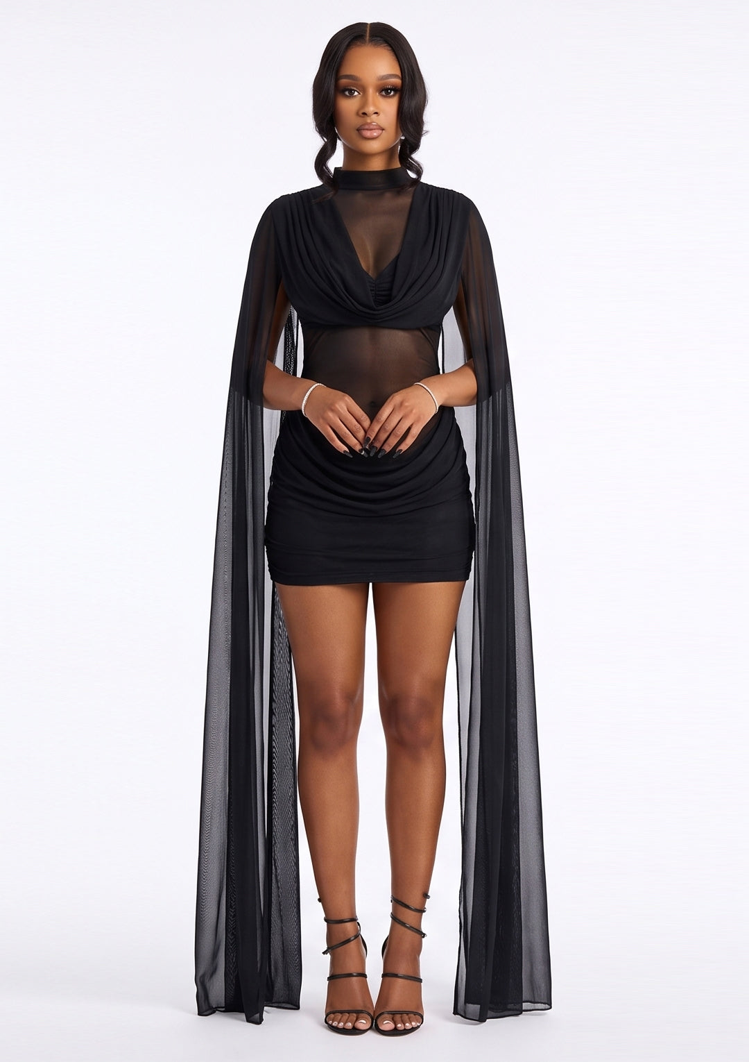 The Midnight Veil Mini Dress